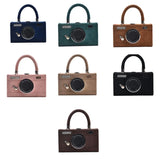 Women Matte Crossbody Bag Tote Handbag with Adjustable Straps