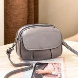 Women Small Crossbody Bag PU Leather Shoulder Handbag