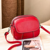 Women Small Crossbody Bag PU Leather Shoulder Handbag