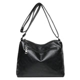 Women Crossbody Bag Soft PU Leather Shoulder Bag Multi-Pocket Mother Bags