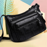 Women Crossbody Bag Soft Pu Leather Shoulder Bag Messenger Purse Handbags