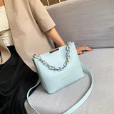 Women Crossbody Bag Chain Handbag Faux Leather Shoulder Purse