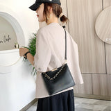 Women Crossbody Bag Chain Handbag Faux Leather Shoulder Purse