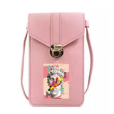 Women Crossbody Bag Touch Screen Mobile Phone Bag Pu Leather Wallets
