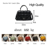 Weave Flap Crossbody Bag Leather Chain Shoulder Messenger Handbag Purse