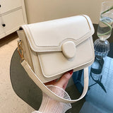 Small Crossbody Bag Patchwork PU Leather Shoulder Handbag Green