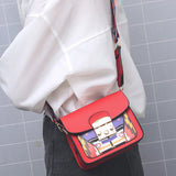 Colorful Stripe Crossbody Bag Shoulder Mini Jelly Purse B052
