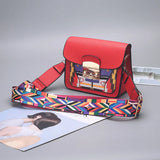 Colorful Stripe Crossbody Bag Shoulder Mini Jelly Purse B052