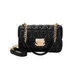 Women Crossbody Bags Small Square Bags Metal Lock Flap Bag