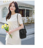 Women Mini Crossbody Bag PU Leather Shoulder Messenger Bag for Girls