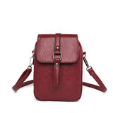 Women Mini Crossbody Bag PU Leather Shoulder Messenger Bag for Girls