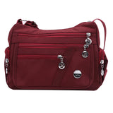 Women Crossbody Bags Messenger Chest Bag Waterproof Nylon Single Shoulder Strap