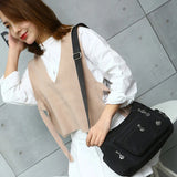 Women Crossbody Bags Messenger Chest Bag Waterproof Nylon Single Shoulder Strap