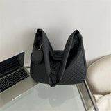 Women Crossbody Bags Nylon Quilted Shoulder Handbag Large Capacity
