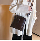 Red Crossbody Shoulder Bag for Women