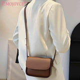 Small Square Leather Crossbody Bag for Lady Satchel