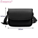Small Square Leather Crossbody Bag for Lady Satchel