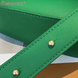 Small Square Leather Crossbody Bag for Lady Satchel