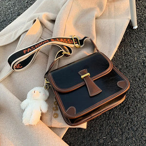 Vintage Saddle Purse Crossbody Bag Business Flap Shoulder Messenger