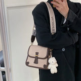 Vintage Saddle Purse Crossbody Bag Business Flap Shoulder Messenger