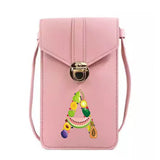 Touch Screen Crossbody Phone Bag Fruit Print Coin Purse