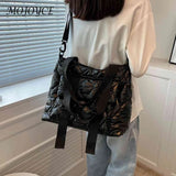 Women Crossbody Satchels Waterproof Nylon Large Capacity for Travel Shopping