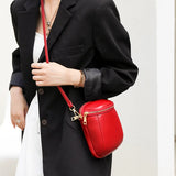 Women Small Leather Crossbody Shoulder Bag, Phone Bag