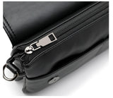 Women Crossbody Shoulder Bag 2 Layer Flap Messenger Bags