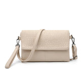 Women Crossbody Shoulder Bag 2 Layer Flap Messenger Bags