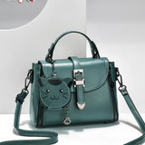 Women Crossbody Shoulder Bags Large Capacity Leather Messenger Bag Female Purse
