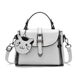 Women Crossbody Shoulder Bags Large Capacity Leather Messenger Bag Female Purse