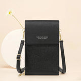 Women Crossbody Shoulder Bags Wallets Touch Screen Cell Phone Purse Soft Leather
