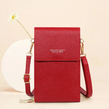 Women Crossbody Shoulder Bags Wallets Touch Screen Phone Purse