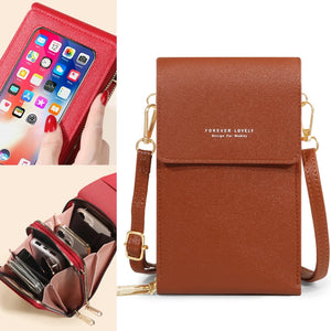 Women Crossbody Shoulder Bags Wallets Touch Screen Cell Phone Purse Handbag
