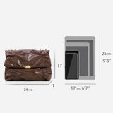Women Crossbody Side Shoulder Bag Winter Sac Snatched Fine Hardware Shoulder Str