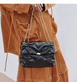 Women Crossbody Side Shoulder Bag Winter Sac Snatched Fine Hardware Shoulder Str