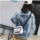 Canvas Crossbody Bag Small Shoulder Bag for Women