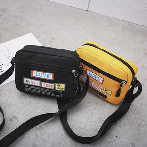 Canvas Crossbody Bag Small Shoulder Bag for Women