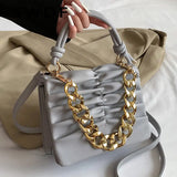 Women Soft Leather Crossbody Bag Green Shoulder Tote Clutch
