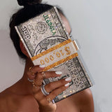 Crystal Chain Bag Diamond Clutch Evening Party Wedding Purses