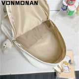 Waterproof Nylon Backpack Purse for Girls Large Capacity Cartoon Rabbit