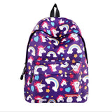 Unicorn Backpack Space High Softback Schoolbags Mochila Feminina