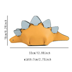 Women Dinosaur Shape Cross Body Bag Funny Girl PU Leather Handbag Lightweight