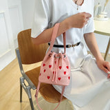 Girl Love Print Shoulder Bag Crossbody Bags
