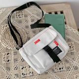 Women Canvas Messenger Bag High Capacity Shoulder Bag
