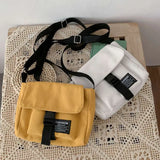 Women Canvas Messenger Bag High Capacity Shoulder Bag