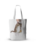 Cat Print Tote Bag for Women Large Capacity Canvas Handbag