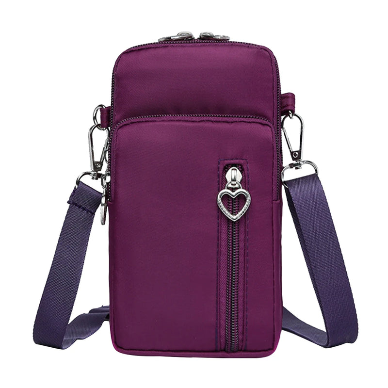 Women Travel Crossbody Bag Adjustable Strap Large Capacity Mini Messenger