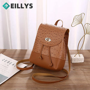 Women Daily Travel Backpacks Solid Shoulder Bag For Ladies