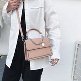 Women PU Large Capacity Shoulder Messenger Bag Female Daily Tote Bag